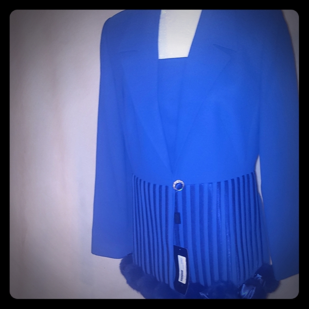 Blue dress suit